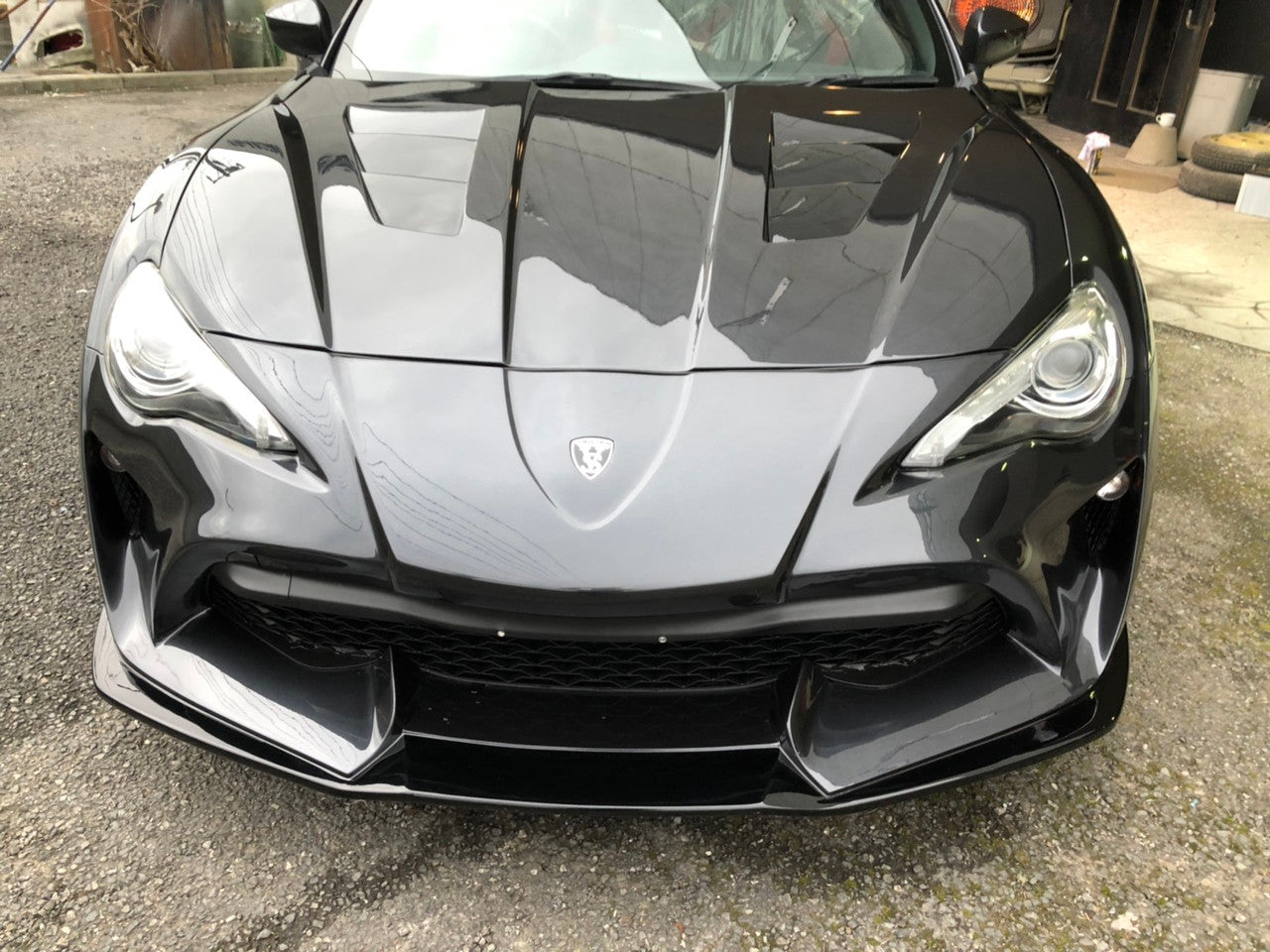 VeilSide 2013-2020 Scion FR-S/ Subaru BR-Z/ Toyota 86 Complete Trim Kit - Front Bumper, Front Fenders, Vented Hood, Side Skirts, Rear Bumper, Rear Fender Trim,Rear Lip Spoiler & Rear Wing (Japanese FRP)